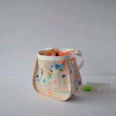 Photo2: BELL BAG/ SPLASHED PAINT / custom order (2)