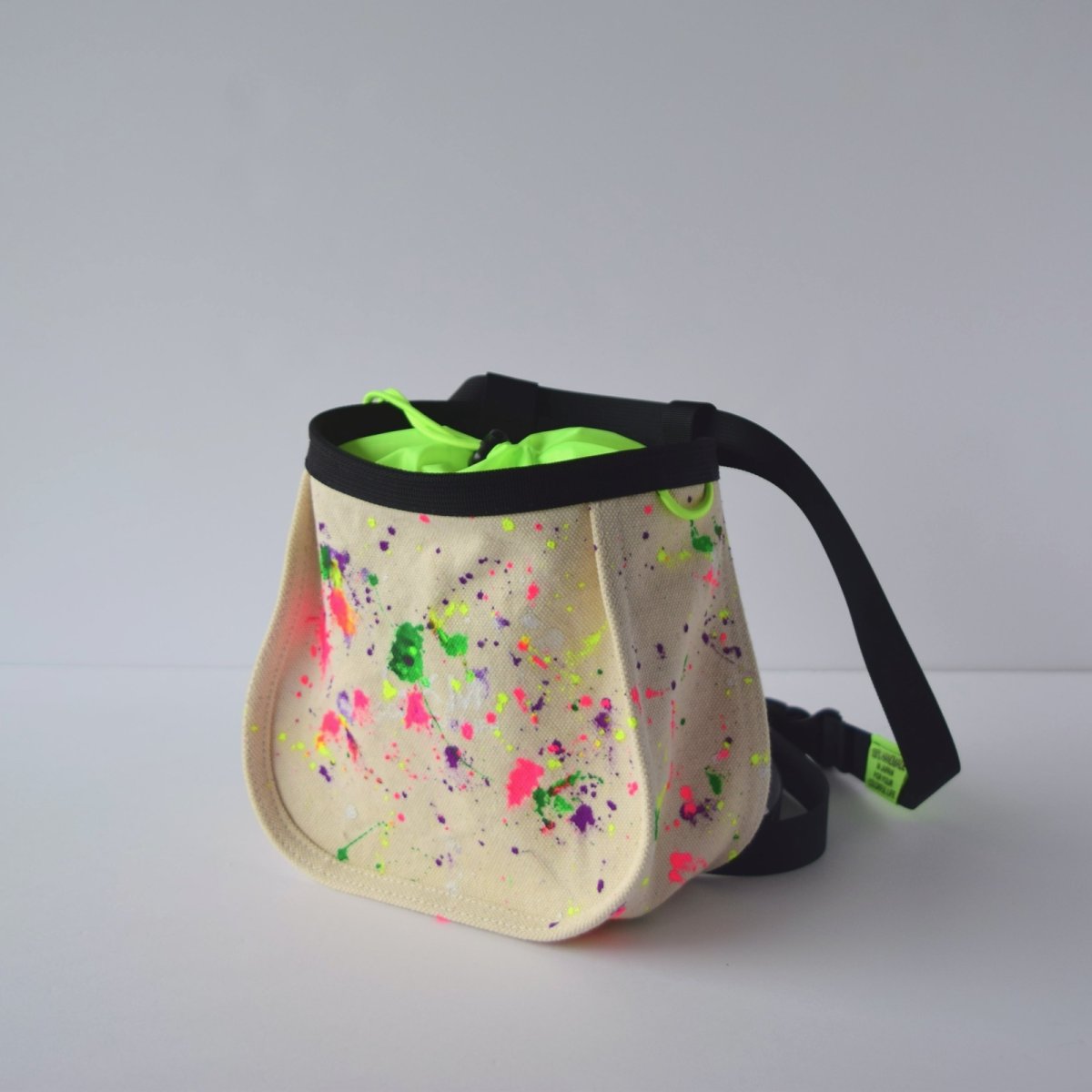 Photo1: BELL BAG/ SPLASHED PAINT / custom order (1)