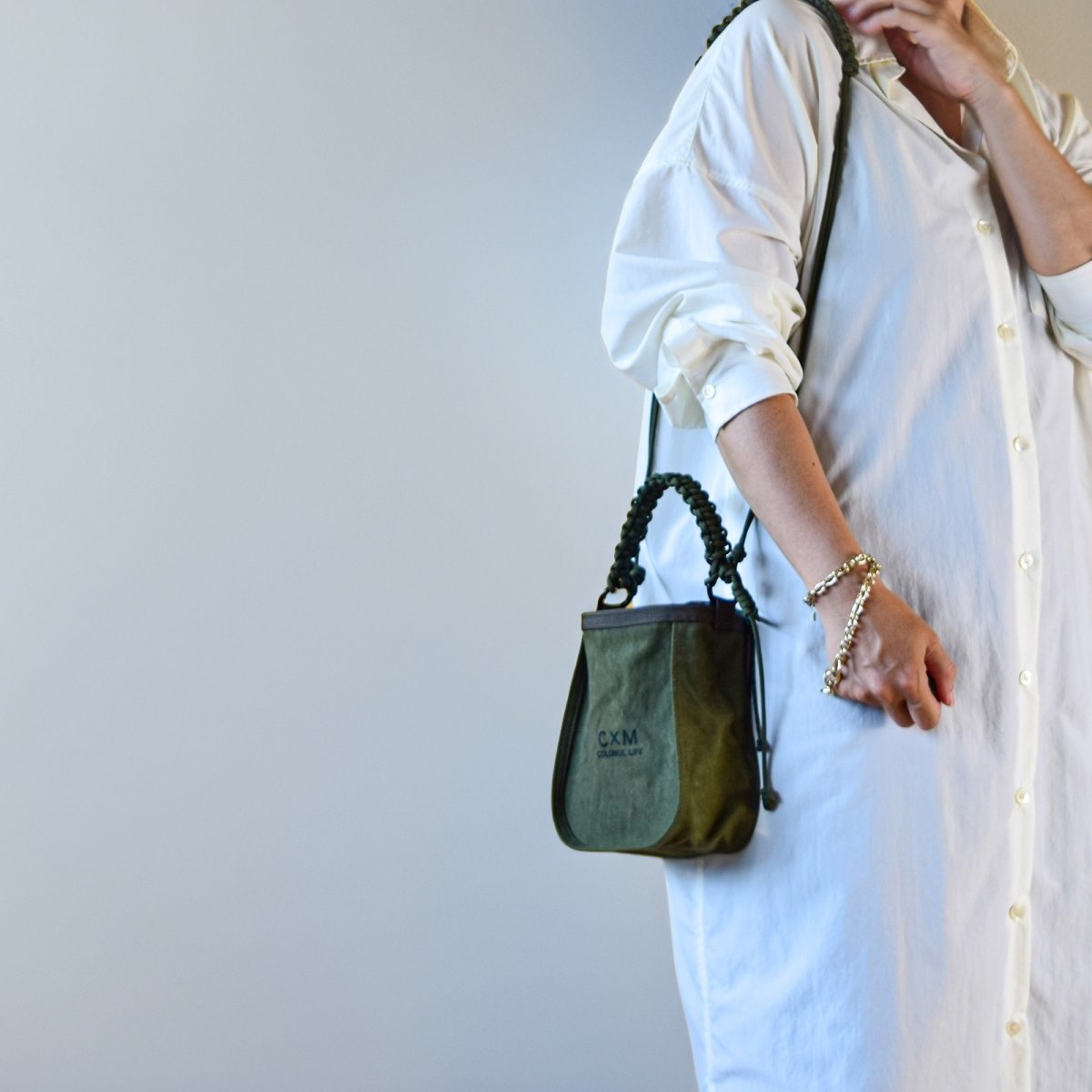 Photo12: Bell Cord Handle Bag / custom order (12)