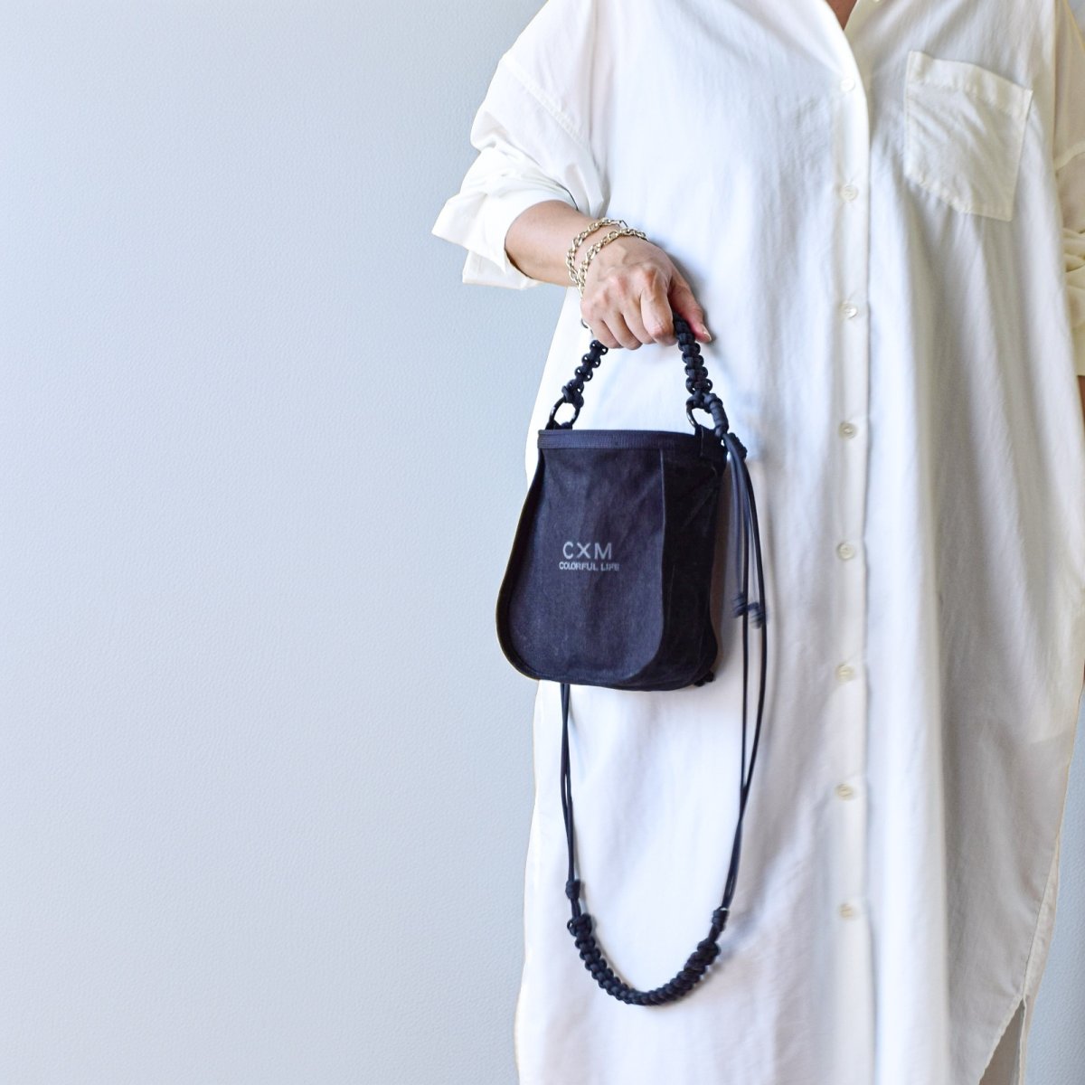 Photo11: Bell Cord Handle Bag / custom order (11)