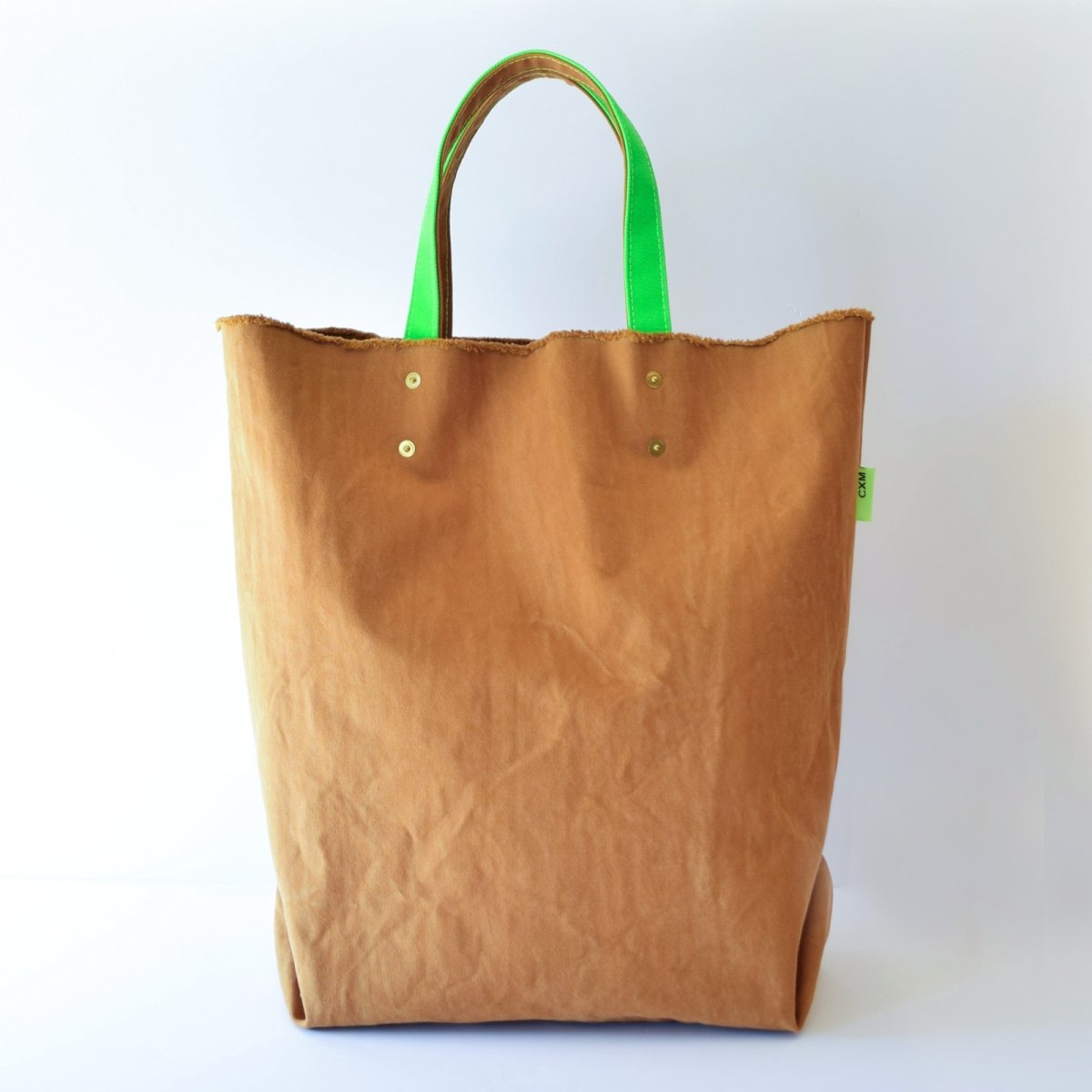 Camel/neon green 40cm