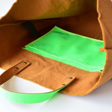 Photo5: EASY 2WAY SHOULDER TOTE  / custom order (5)