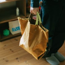 Photo3: EASY 2WAY SHOULDER TOTE  / custom order (3)