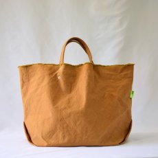 Photo3: EASY TOTE / Large / Army duck / custom order (3)