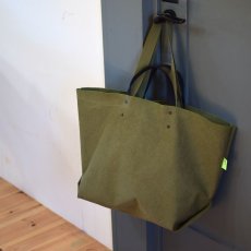 Photo10: EASY TOTE / Large / Army duck / custom order (10)
