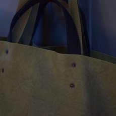Photo11: EASY TOTE / Large / Army duck / custom order (11)