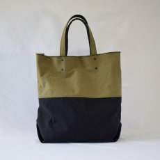 Photo5: EASY TOTE / Half / Army duck / custom order (5)