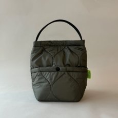 Photo3: PORTER-TOTE / Quilting olive (3)