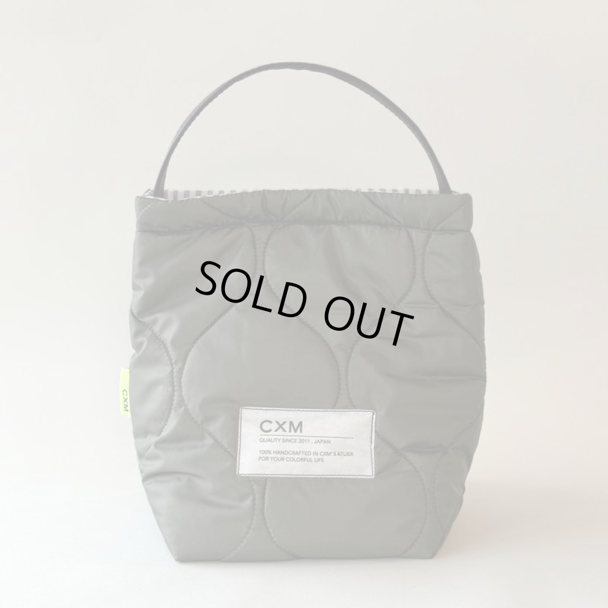 Photo1: PORTER-TOTE / Quilting olive (1)