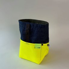 Photo2: PORTER / HALF/ Denim indigo,N.yellow (2)