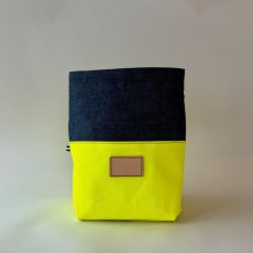 Photo1: PORTER / HALF/ Denim indigo,N.yellow (1)