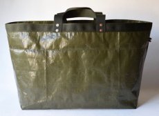 Photo2: EVERYDAY TOTE / Long / Tarpauline / custom order (2)