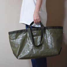 Photo3: EVERYDAY TOTE / Long / Tarpauline / custom order (3)