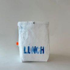 Photo1: PORTER-LUNCH / PRINT/ Washed canvas WH (1)