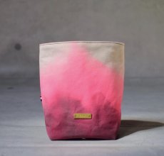 Sunrise pink/ Ink wash