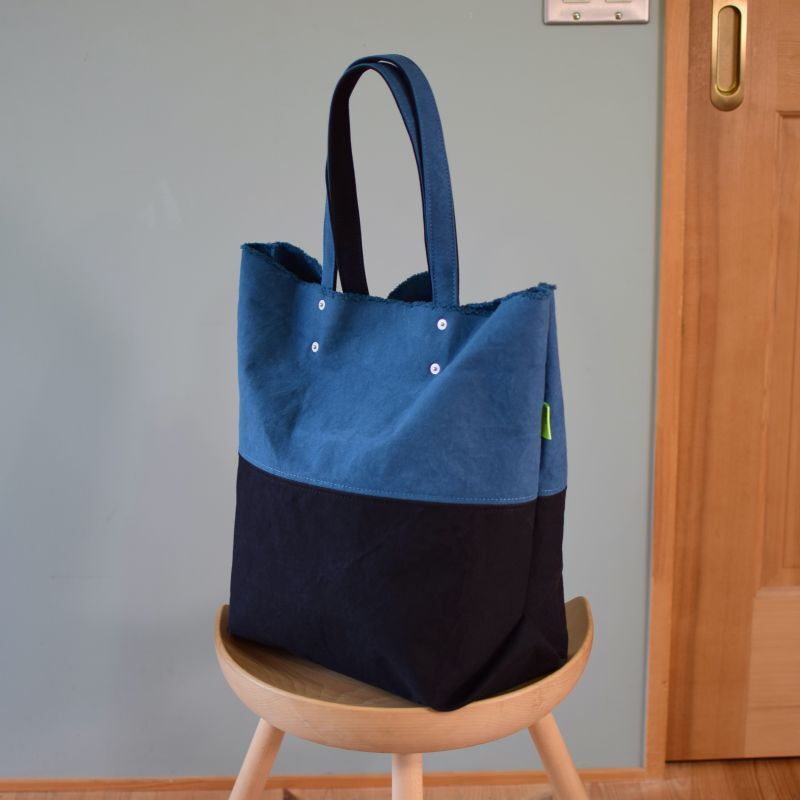 EASY TOTE / Half / Army duck / custom order