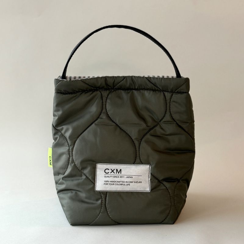 PORTER-TOTE / Quilting olive